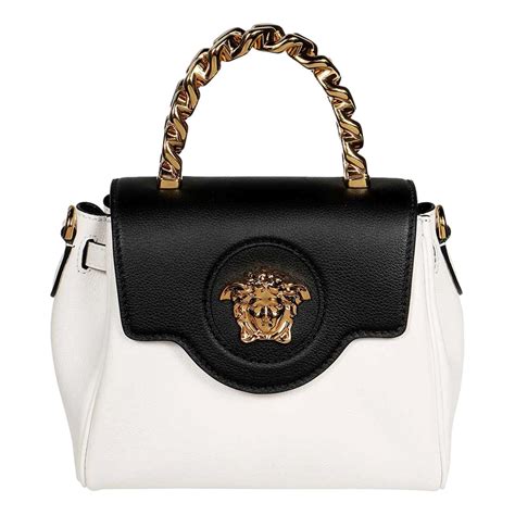 versace la medusa calf bag.